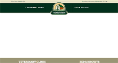 Desktop Screenshot of hometownvetclinic.net