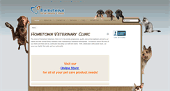 Desktop Screenshot of hometownvetclinic.com